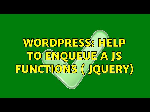 Wordpress: Help to