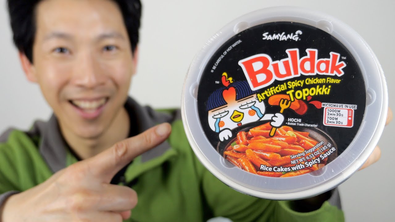 Buldak Hot chicken flavour Topokki. | Korean Shop