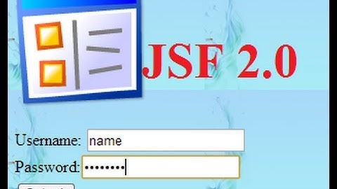 JSF (JavaServer Faces) Tutorial 7:  Simple Login Application by Calling Method in JSF Part-2