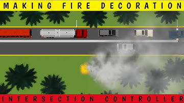 MAKING FIRE FOR DECORATION IN INTERSECTION CONTROLLER | SHORT VIDEO TUTORIAL BY BAL BAL TV