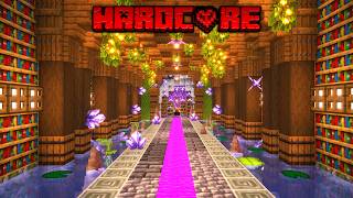 I Built The ULTIMATE Enchanting Room in Minecraft Hardcore