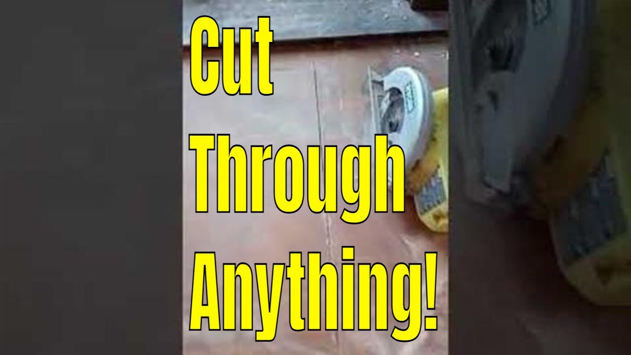 Hack to Cut through THICK Wood