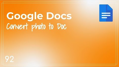 Google Doc Convert Handwritten Notes to a Typed Google Doc - Quick Tip 92