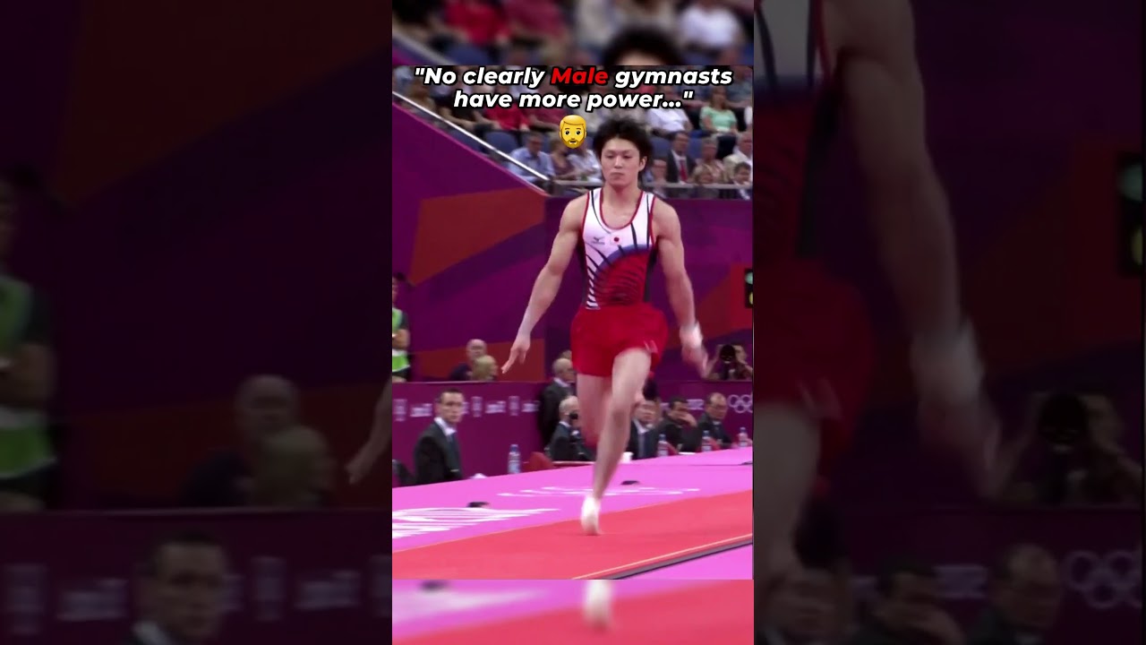 Her Vault table is 10cm lower as well🤯 #gymnastics #olympics #vault #height #comparison #sports