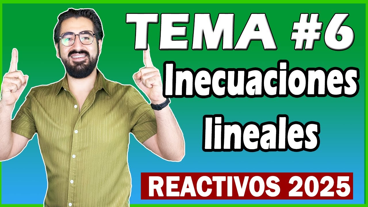 🔴 EN VIVO: Inecuaciones lineales🎯 (EXANI II 2025)