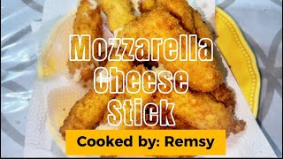Mozzarella Cheese Stick | Cooked by: Remsy | Cheesy | Easy Recipe | Snacks