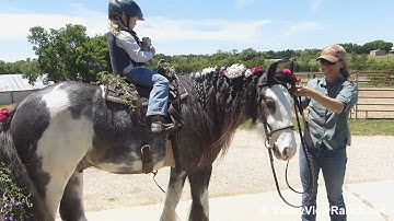 Bandera Dublin Balladeer - princess trail ride! - ValleyViewRanch.net