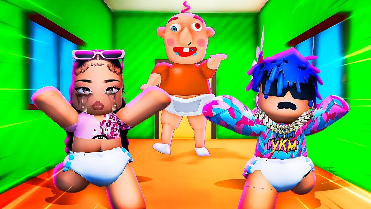 TEAM BABY ESCAPE OBBY! (Roblox)