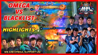 [HIGHLIGHTS] Omega vs Blacklist | MPL-PH S6 Quarterfinals - MLBB