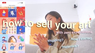 how i started selling my art with 200 followers (and how you can too) + procreate tutorial q&amp;a