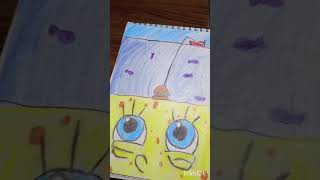 drawings for spongebob with krabby patty