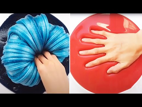 満足のいくスライムASMR |リラックスしたスライムの動画＃ 1202