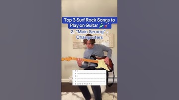 Thumbnail of Top 3 Surf Rock Songs to Play on Guitar 🎸🏄‍♂️ #guitartok #guitartabs #electricguitar #surfrock
