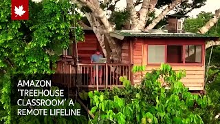 Amazon ‘treehouse classroom’ a remote lifeline in Peru