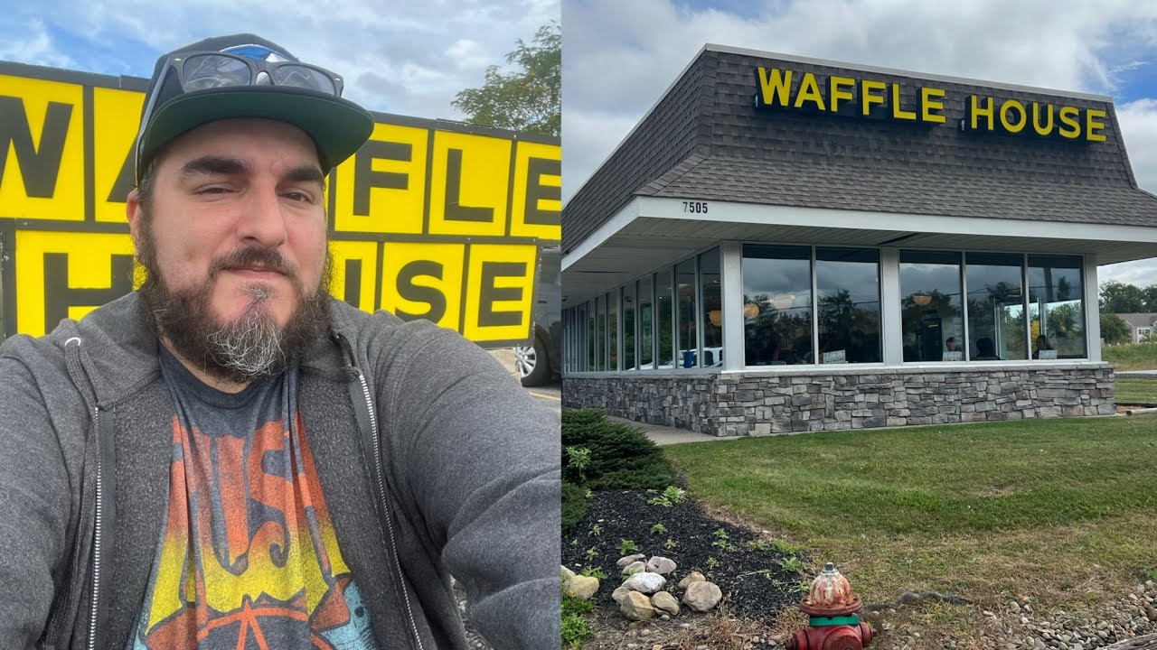Waffle House Review (FINALLY TRYING WAFFLE HOUSE!) YouTube