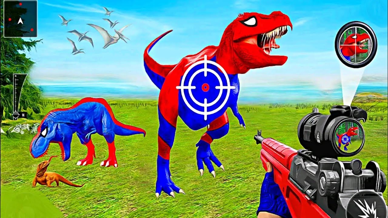 Jurassic World Dinosaur Hunting Game T-Rex Dinosaur |Wild Dinosaur Hunting Game 3D -Android Gameplay