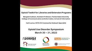 Opioid Toolkit for Libraries and Extension Programs