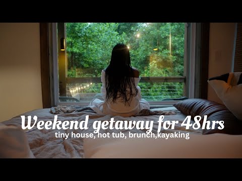 weekend getaway for 48 hrs| mini staycation, brunch, kayaking, good vibes+ mental health trip