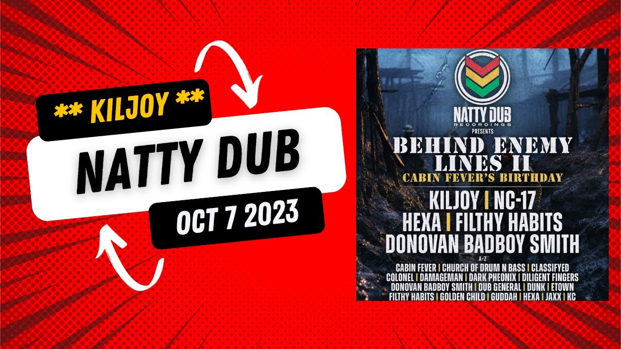 Natty Dub Behind Enemy Lines 2 Kiljoy 1 Hour of Drum n Bass YouTube