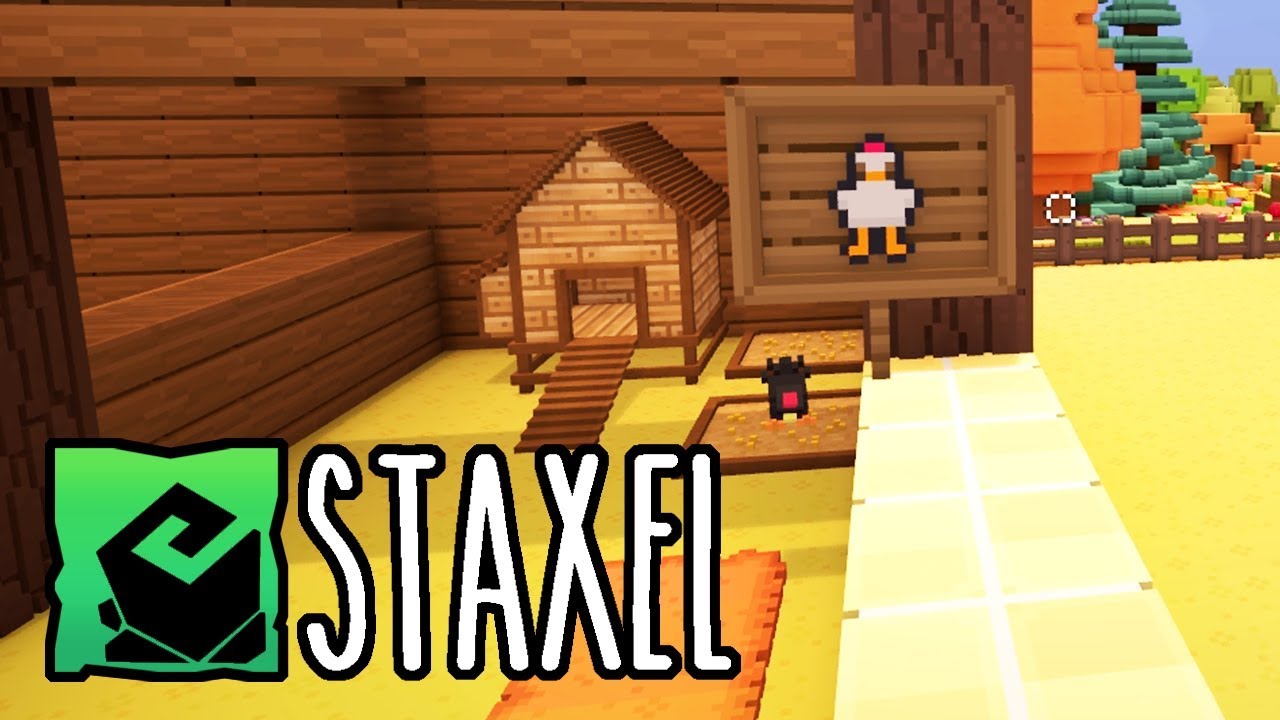 Chicken Pen Improvements! Staxel Part 24 YouTube