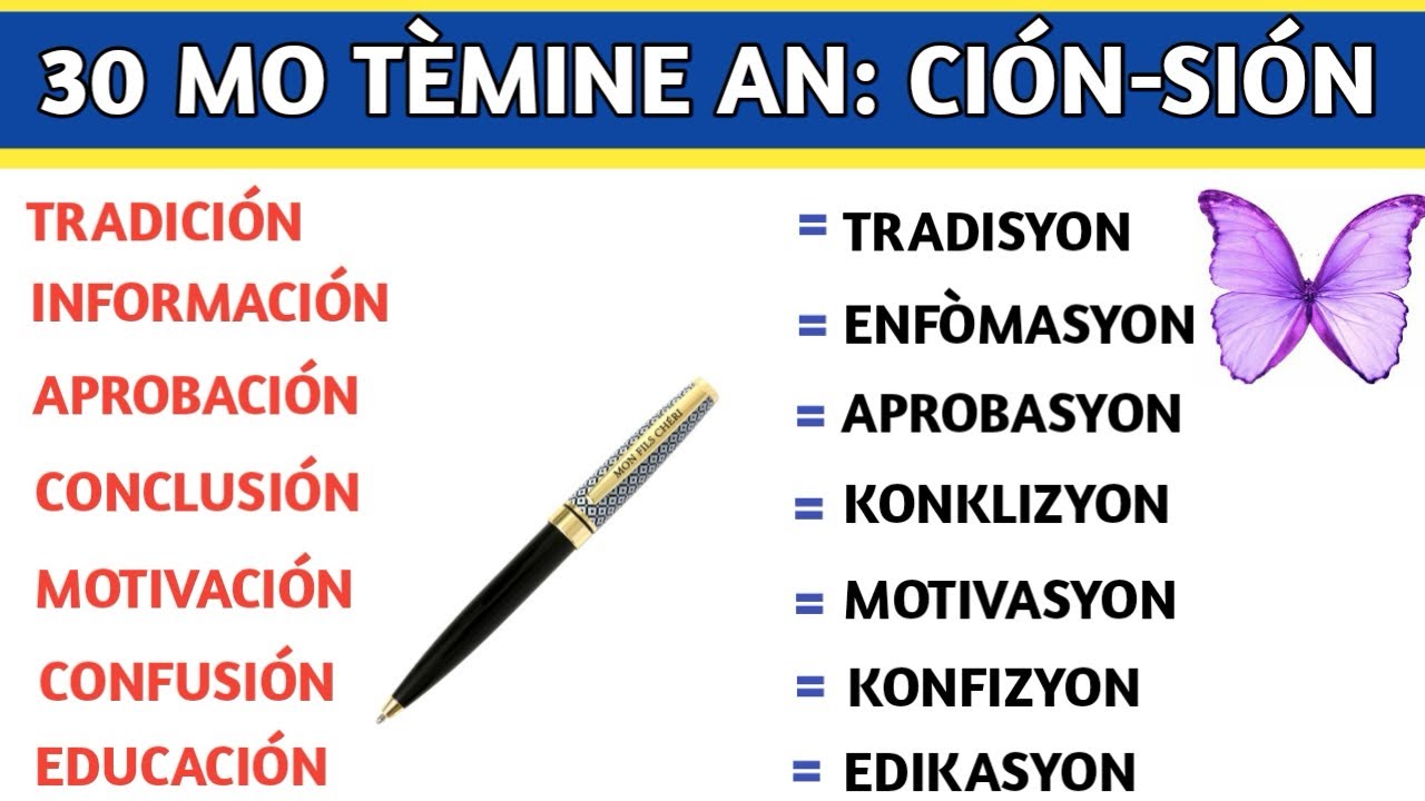 30 MO AK FRAZ OU DWE KONNEN SI WAP APRANN PALE PANYÒL