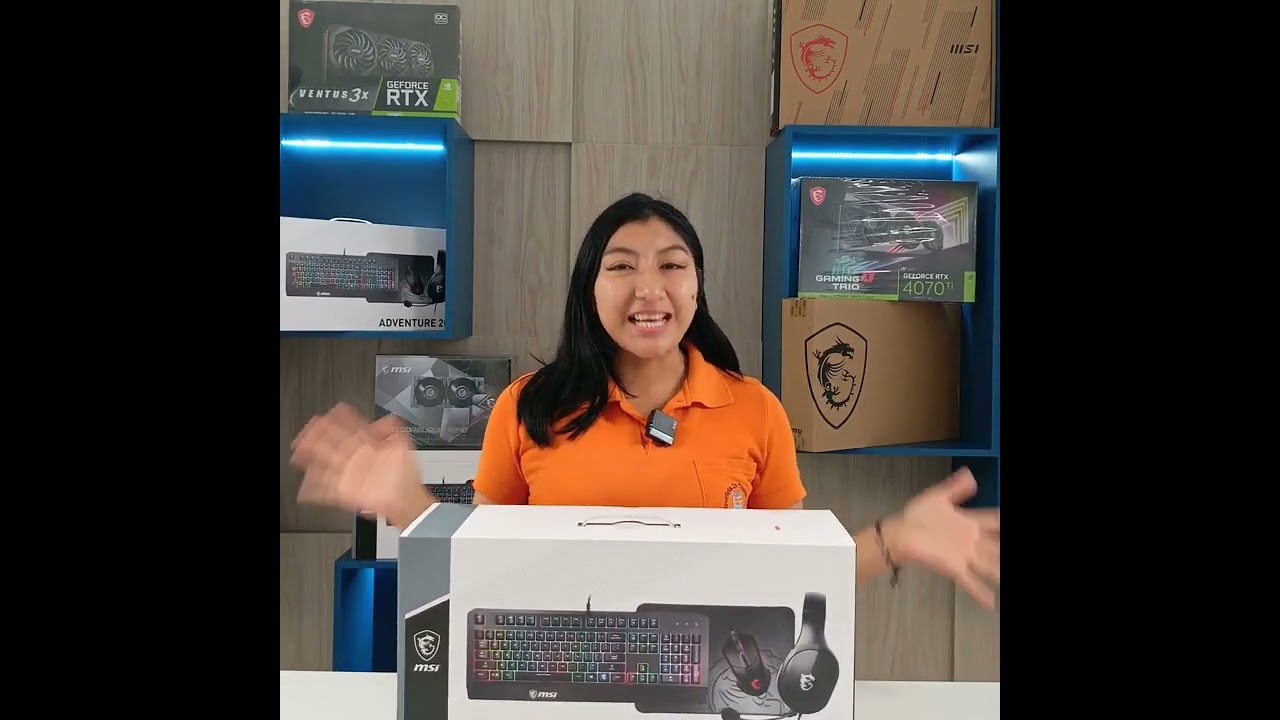 ¡Domina tu juego y trabajo con el Teclado Combo 4 en 1 MSI Adventure 202!  