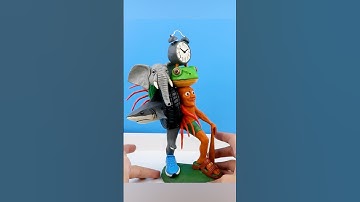 Making Boss Brainrot meme with Clay #brainrot #clay