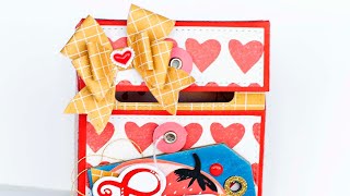 Scrap Diva Designs Flip Top Box Tutorial! @ScrapDiva29