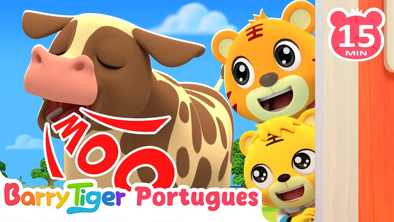 E-I-E-I-O! 🎶 A Canção da Fazenda Divertida | Canções Infantis | BarryTiger