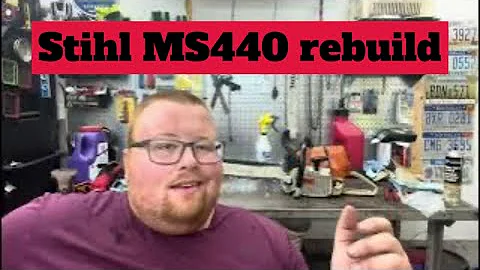 Stihl MS440 repair. How to make money fixing and selling chainsaws! 