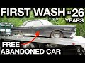 First wash in 26 years free abandoned car donated to a subscriber disgusting mercury montclair