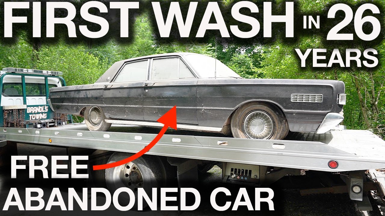 First Wash in 26 Years: Free Abandoned Car Donated to a Subscriber! Disgusting Mercury Montclair