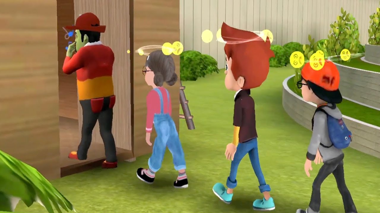 Scary Stranger 3D - Gameplay Walkthrough - Trap the Trio, Gone with the Piper