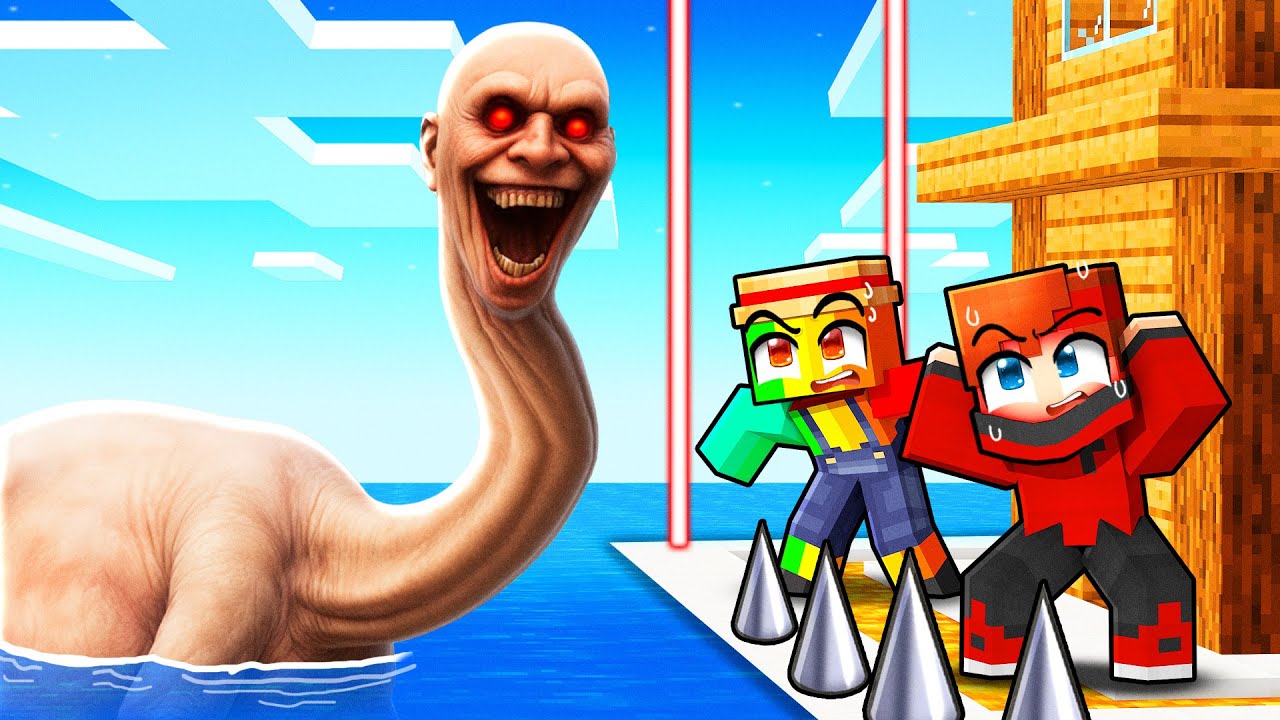 WE SWAM TO FAR vs Base Ultra Sécurisée sur Minecraft !