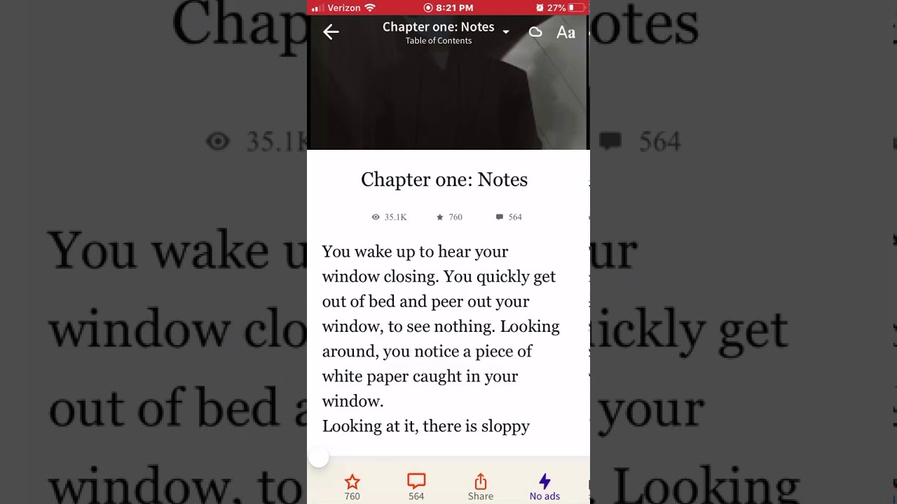 Eyeless Jack x listener chapter 1