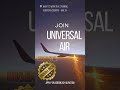 Universal Air, is urgently looking for B1 or B2 Q400 Licensed Aircraft Engineers in Europe