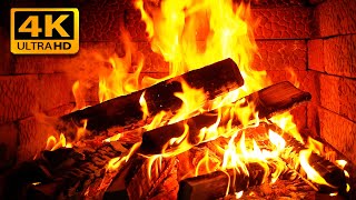 🔥Cozy FIREPLACE 4K (10 HOURS). Enjoy the crackling sounds of burning fires