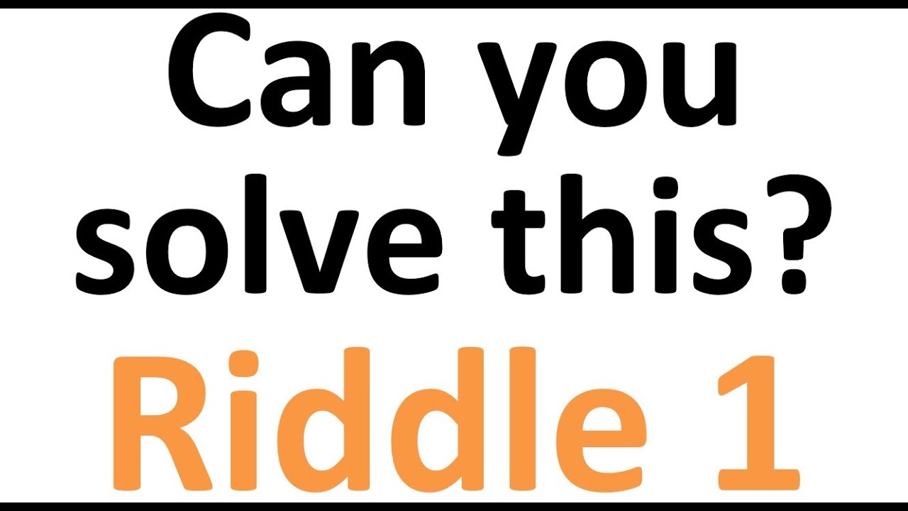 Can you solve this? Riddle Nr. 1 in my "Hardest Riddle Collection