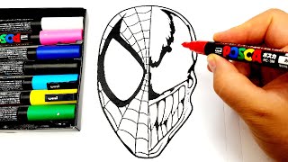 Spider-Man Vs. Venom Coloring Pages