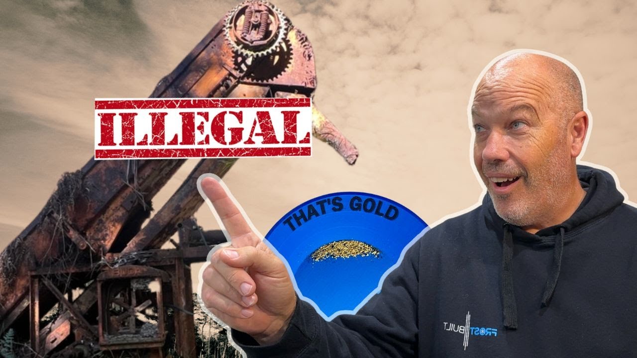 Secret ILLEGAL GOLD Dredge - RICH GOLD found