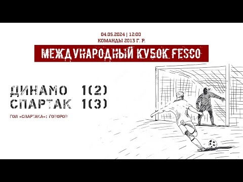 видео: «Динамо» — «Спартак» (команды 2013 г.р.) — 1:1 (серия пенальти — 2:3)