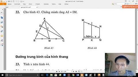 Bài 32 sgk toán 8 tập 1 trang 75 năm 2024