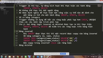 SQL 2014 - Bài 20 Trigger với lệnh INSERT