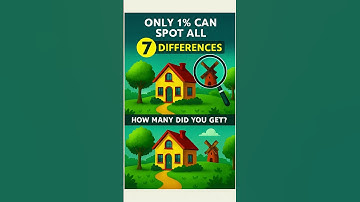 Only 1% Can Spot All 7 Differences in 15 Seconds!  | Clue Zoom Challenge #SpotTheDifference