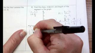 Slope Distance Midpoint Video
