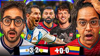 FIFA World Cup Round Up | Day 26 🇪🇬🇦🇷🇨🇴🇨🇭