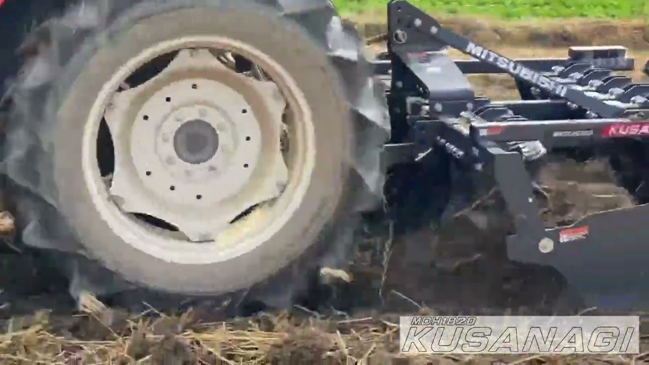 KUSANAGI 稲刈り後の耕耘(愛媛)