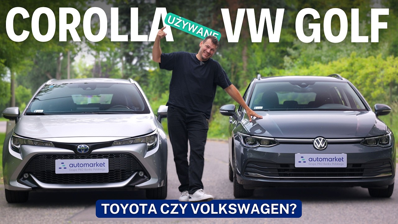 Używana Toyota Corolla czy VW Golf 8? Prawda boli… Porównanie używanych kombi za około 90 tys. zł.