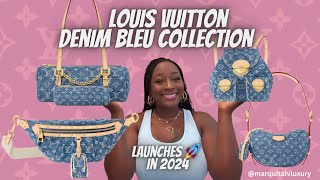 Bob LV Denim Louis Vuitton en coloris Bleu