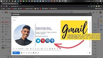 How to Create a Gmail Signature with Images, Social Icons & Logo | Tech Tareq
